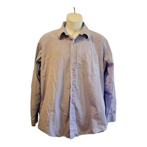 Men's Jos A Bank Executive Collection Lt Purple Long Sleeve‎ Shirt Size 16.5/34